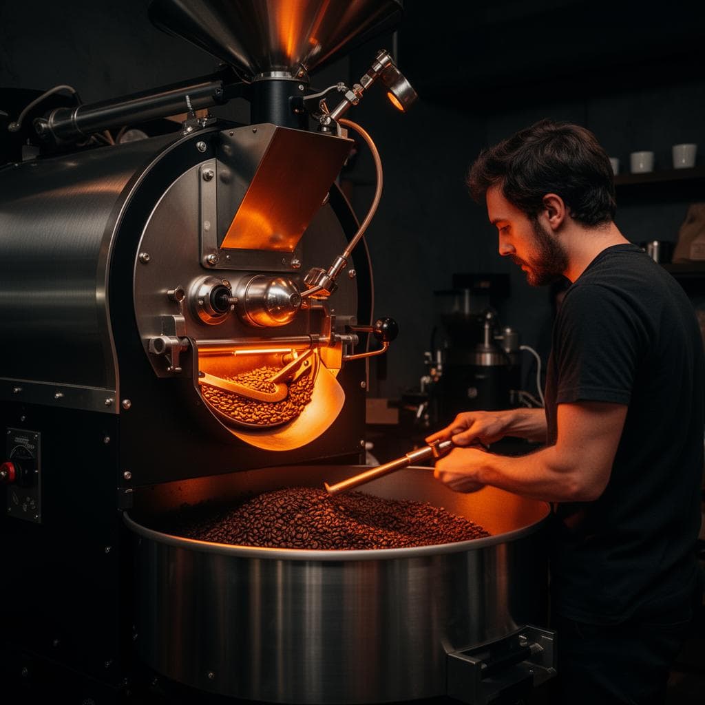 Artisan coffee roasting process